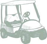 sketch of golf cart